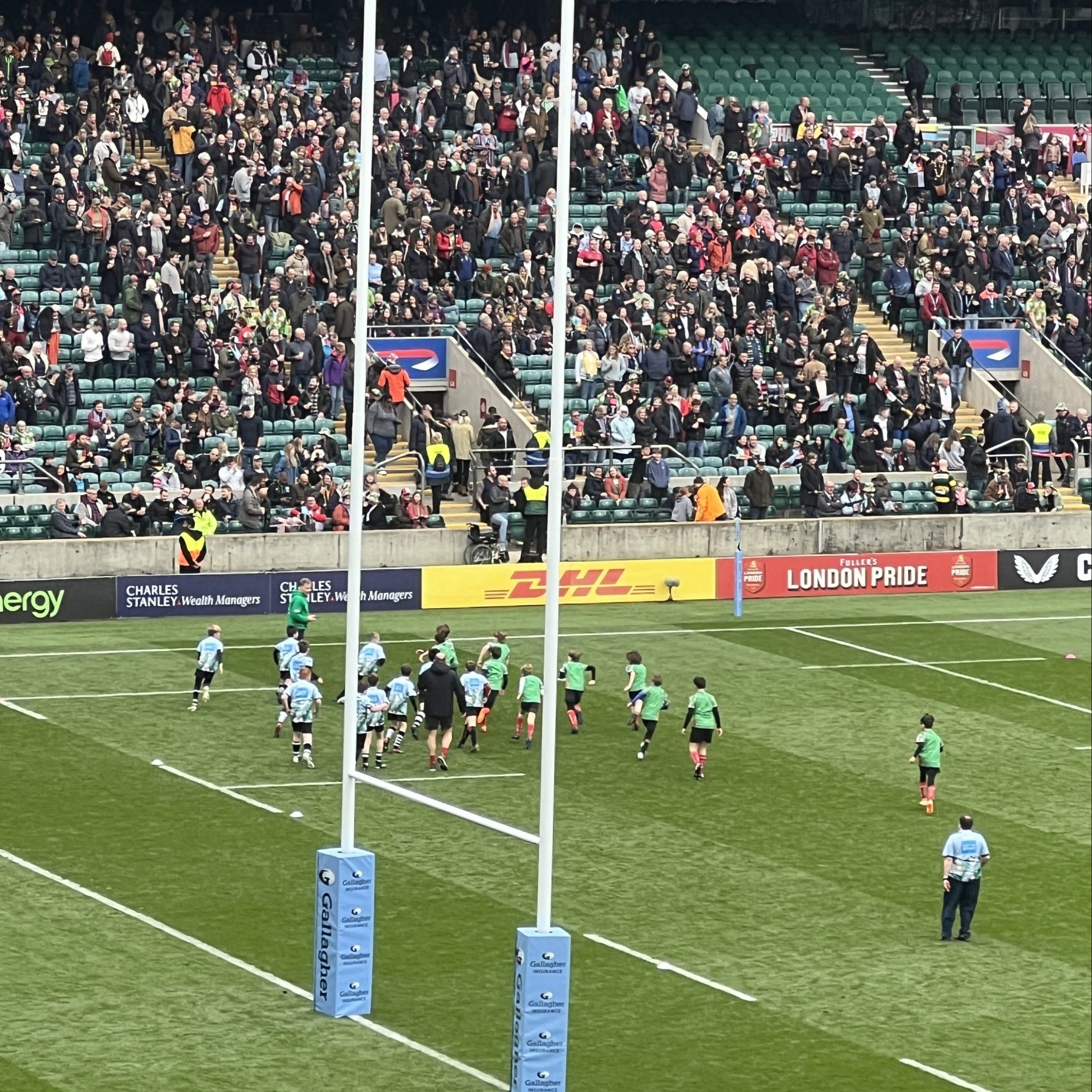 a soccer match