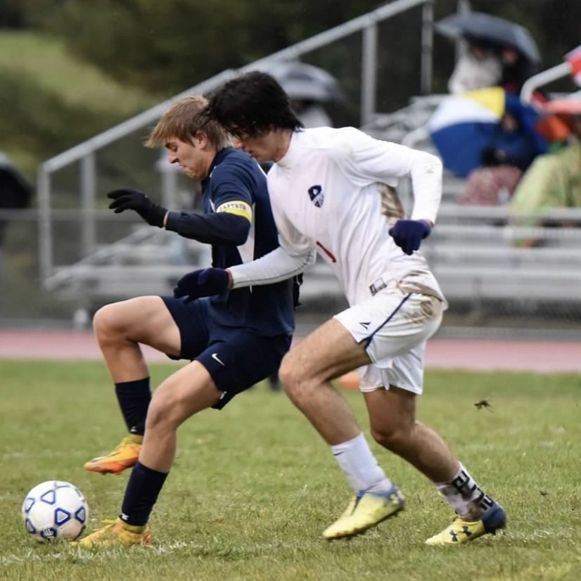 a soccer match