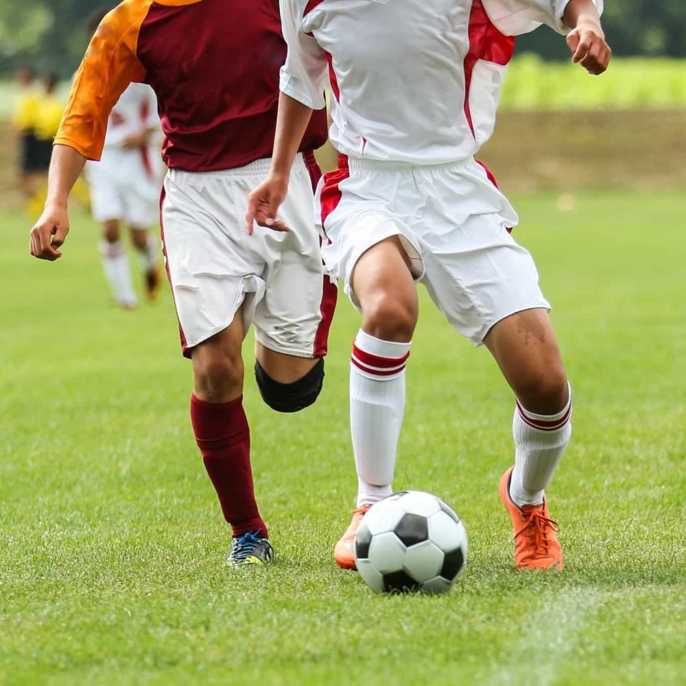 a soccer game