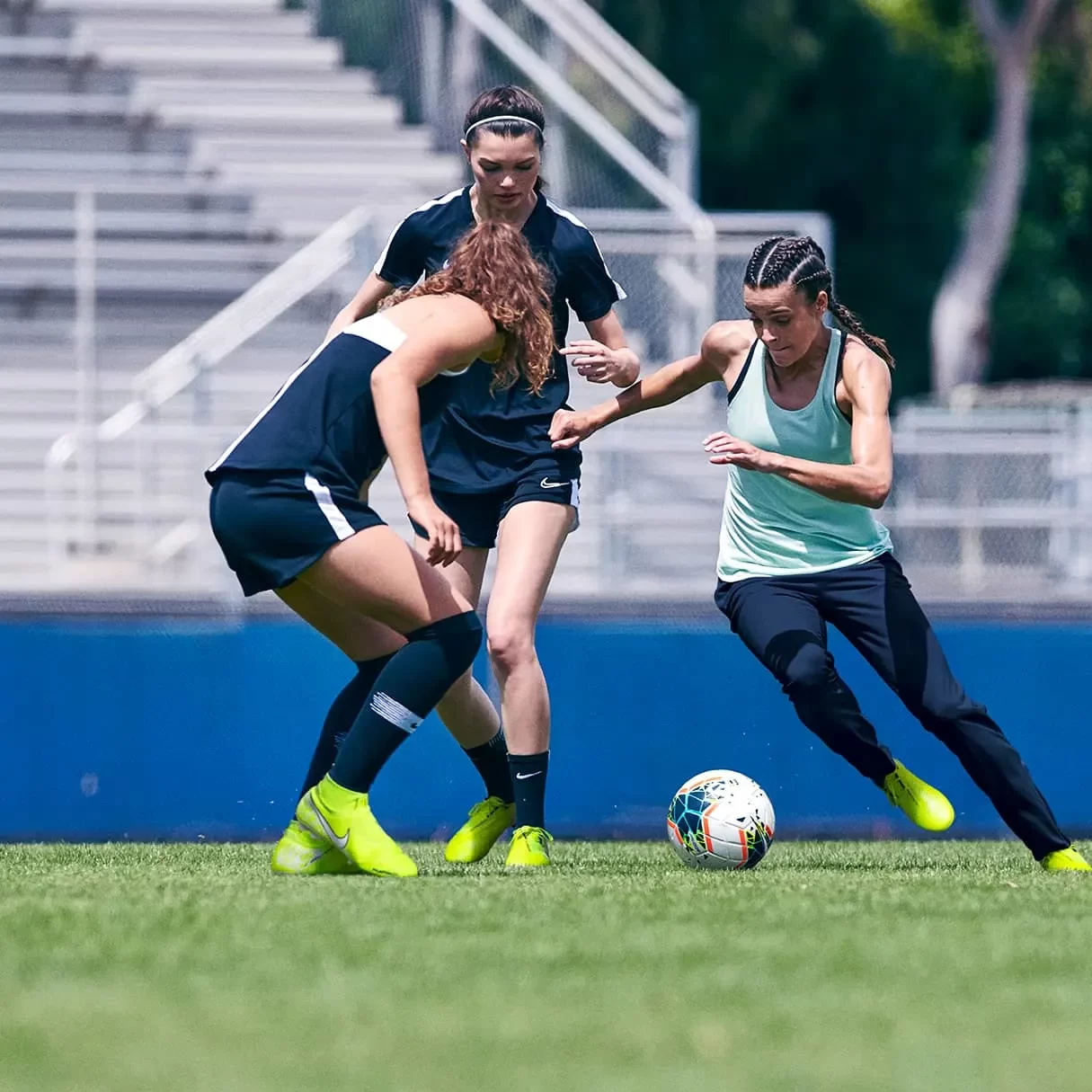 a soccer game