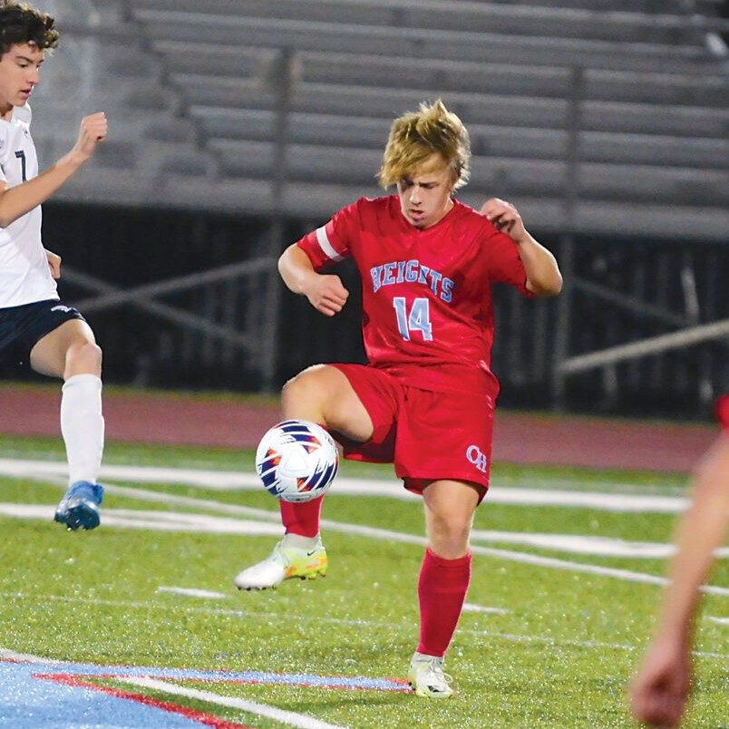 a high school soccer game