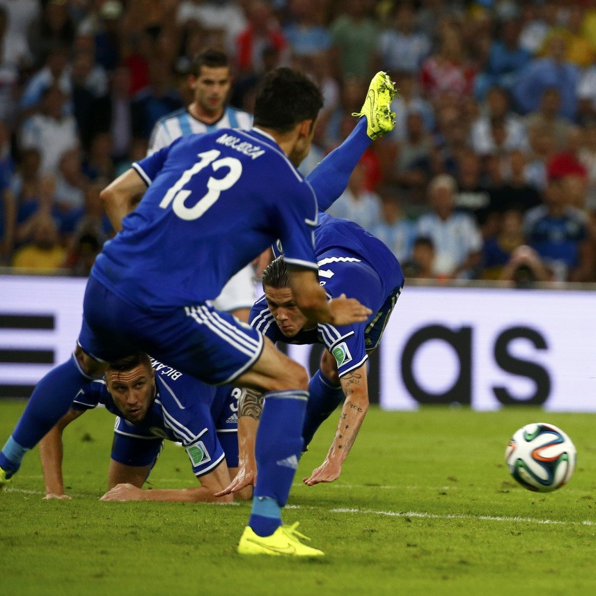 a soccer game