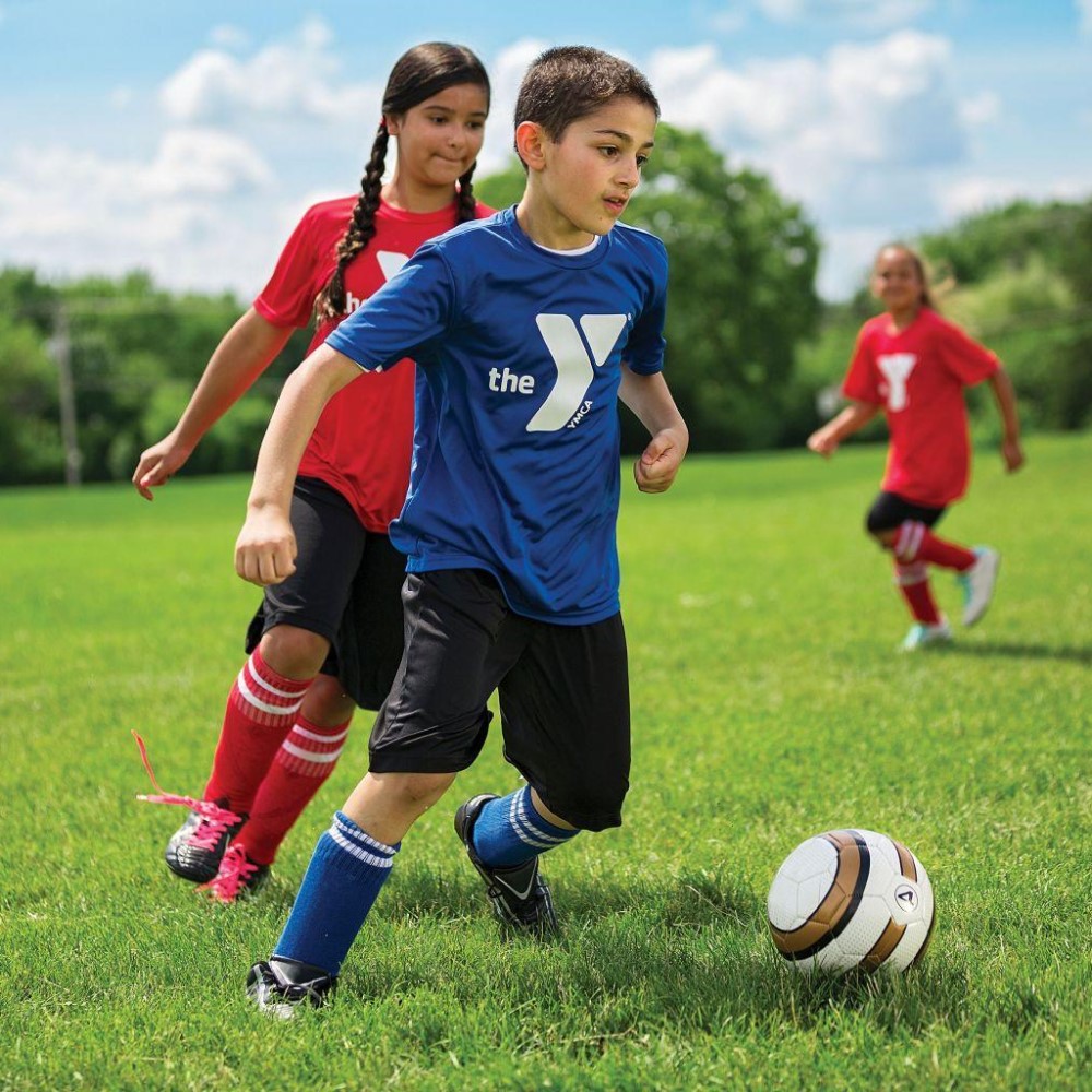 a kids soccer game